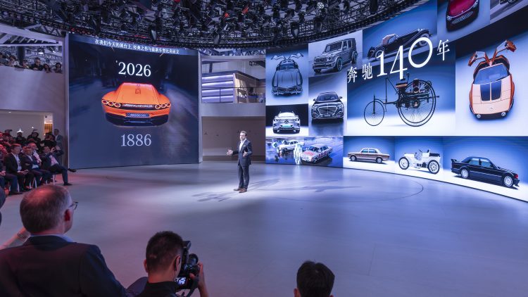 Mercedes-Benz no Salão de Beijin de 2026 (Foto: divulgação Mercedes-Benz)