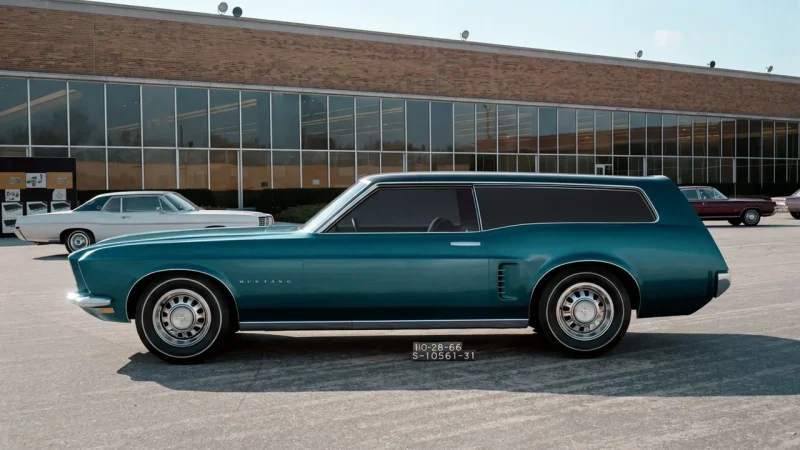 FORD MOSTRA ESTUDOS ANTIGOS DO MUSTANG EM CORES ATUAIS