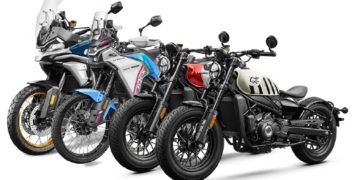 As novas motocicletas brasileiras da CFMoto (Foto: divulgação CFMoto)