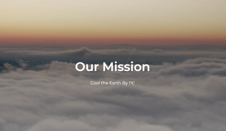 Nossa Missão: esfriar a Terra em 1 ºC (imagem: print site da BYD)