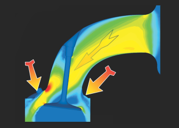 O objetivo moderno do coletor de admissão é a perfeita formação de mistura. (Fonte: https://www.musclecardiy.com/cylinder-heads/developing-highly-functional-cylinder-heads-performance-applications-part-10/)