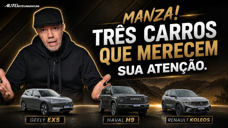 MANZA, PILOTO: TRÊS CARROS QUE MERECEM SUA ATENÇÃO