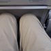 Pernas espremidas No Boeing 737-800 da Gol (Foto: autor)