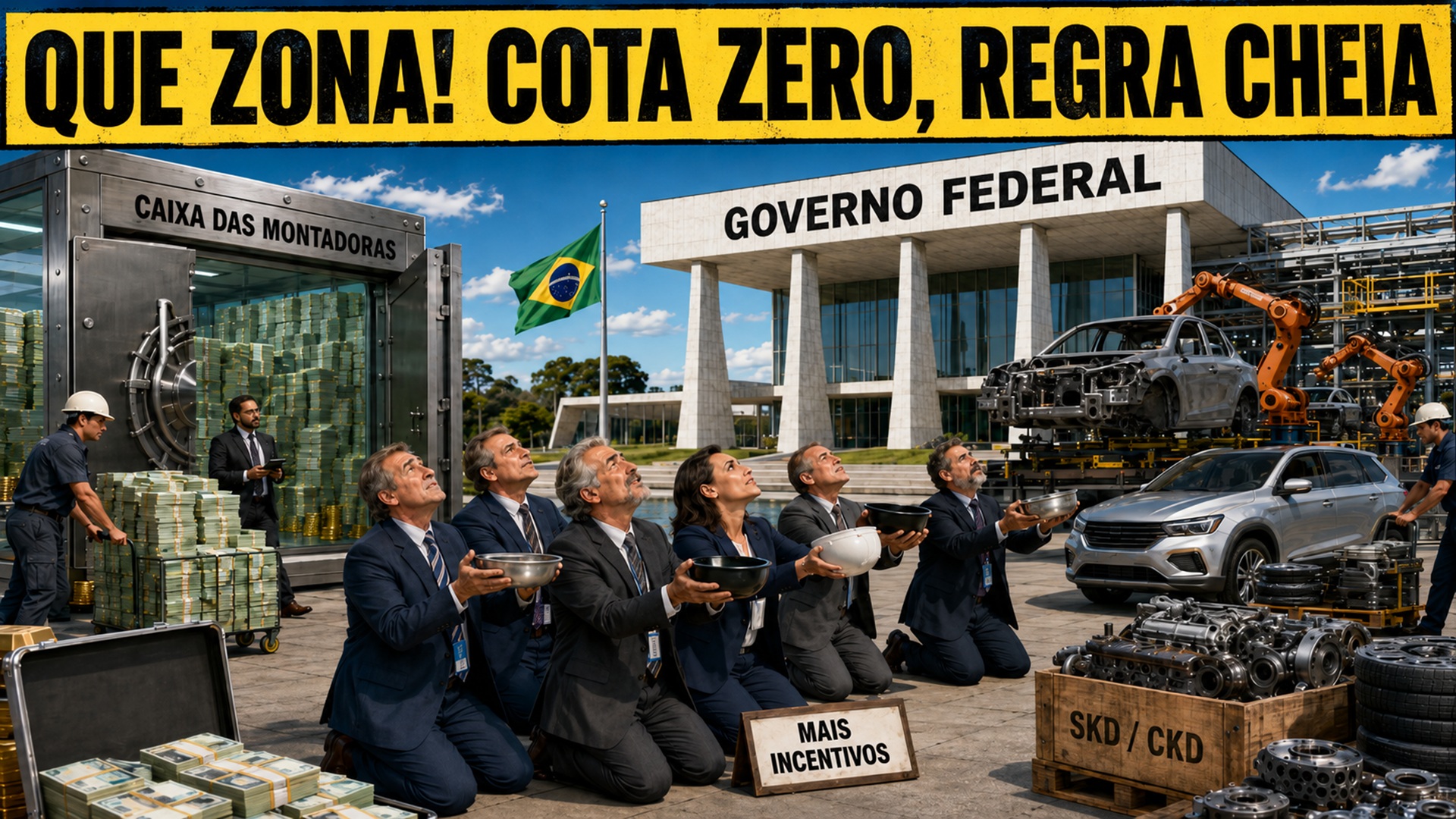 A FÁBRICA, A COTA E O JEITINHO TARIFÁRIO