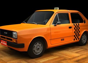 Táxi Fiat 147 de Curitiba (Foto: Divulgação Prefeitura Municipal de Cutitiba)