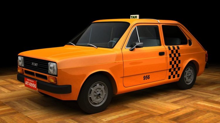 Táxi Fiat 147 de Curitiba (Foto: Divulgação Prefeitura Municipal de Cutitiba)