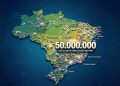 Brasil, frota de 50 milhões de veículox (imagem: I.A. Meta com prompt de Bob Sharp)