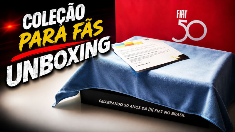 FIAT 50 ANOS NO BRASIL EM 3 MINIATURAS (COM VÍDEO)