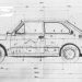 Desenho do Fiat 147 (Divulgação Fiat)