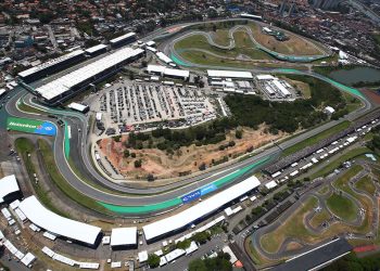 Autódromo de Interlagos em março de 1990 (Foto: Governo do Estado de São Paulo)