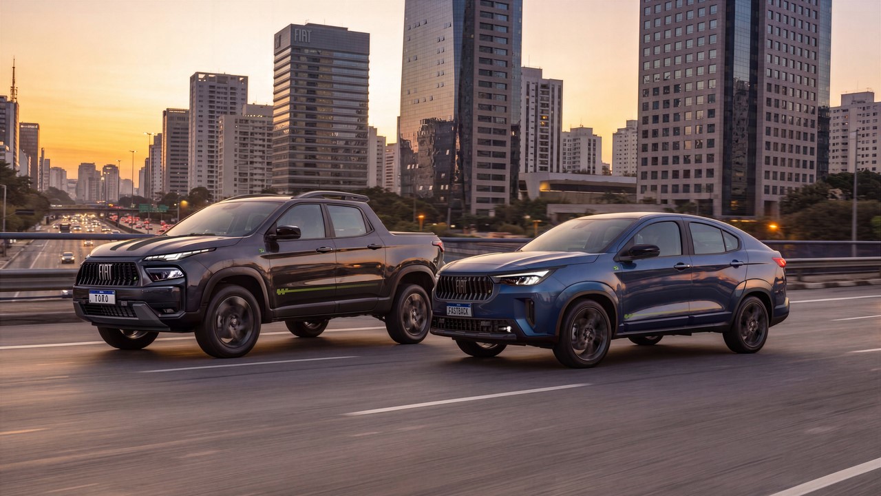 TORO E FASTBACK MHEV RECEBEM EDIÇÃO ESPECIAL PARA COMEMORAR OS 50 ANOS DA FIAT NO BRASIL