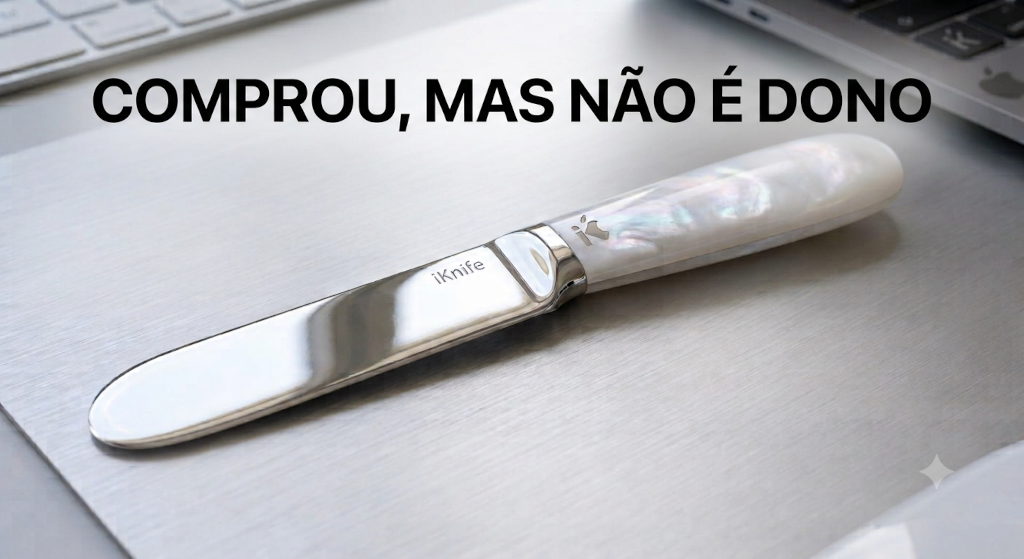 COMPROU, MAS NÃO É DONO