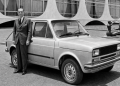 JK e o Fiat 147 na imaginação (Foto: IA)