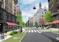 Rua de um cidade sem carro (foto: archdaily.com)