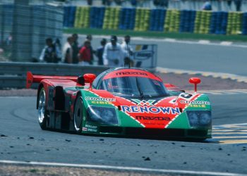 O Mazda 787B venceu a 24 Horas de Le Mans de 1991 com o carro nº 55, pilotado por Volker Weidler, Johnny Herbert e Bertrand Gachot. (Foto: Divulgação/Mazda)