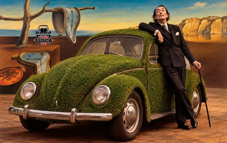Criação artística inspirada no universo surrealista de Salvador Dali feita por inteligência artificial — ChatGPT/OpenAI