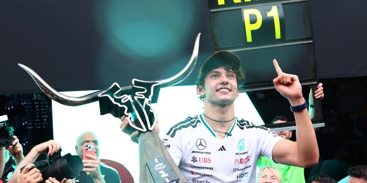 Antonelli, vitorioso em Austin (foto: Mercedes)