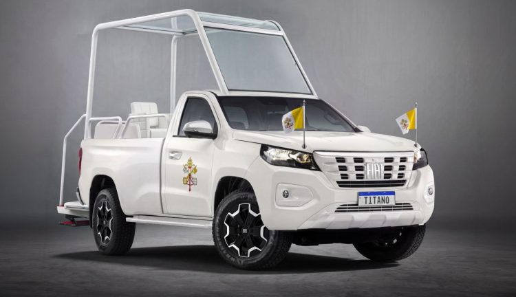 Papamóvel a partir de uma Fiat Titano (Foto: divulgação Fiat)